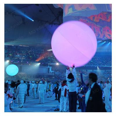 China 0.25mm PVC LED Inflatable Crowd Ball / Zygotes Interactive Lighting Balls / Led Balloon Lights For Stage Decoration for sale