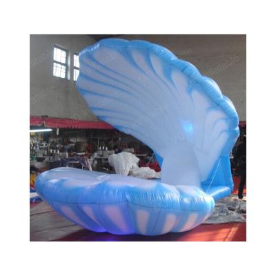 China Decoration for events 2022 hot sale giant LED lighting inflatable seashell, inflatable clamshell for advertising for sale