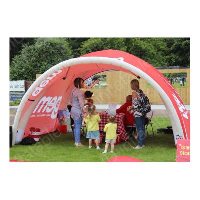 China Custom High Quality Inflatable Gazebo Tent Inflatable PVC Tarpaulin Tent+Canopy Inflatable Tents For Events for sale