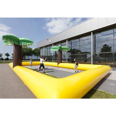 China Best Commercial PVC Tarpaulin Inflatable Volleyball Sport Court For Adult For Sale for sale