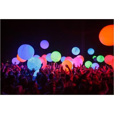 China 2022 Best 0.18mm Large PVC Inflatable Ball With Led Light, Floating Balloon For Event Decoration for sale