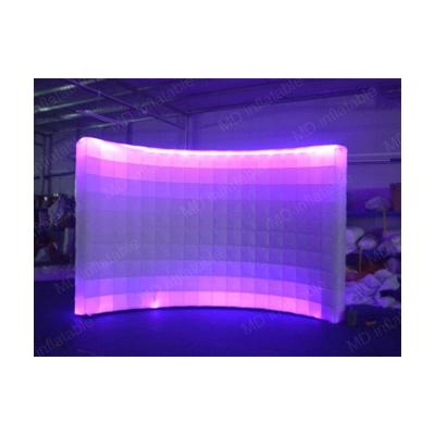 China Decoration for events LED inflatable wall partition/room divider, inflatable partition wall for events for sale