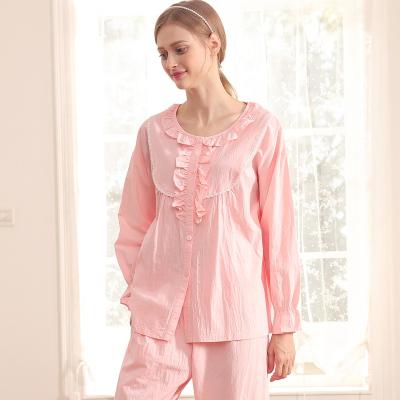 China Summer Pajamas Women's Suit Student's Style Breathable Homewear Soft Ladies Milk Silk Pajamas Women's Short Sleeve Shirts for sale