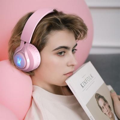 China Amazon Top Selling Stereo Wireless Music Handsfree Headphone (Can Use Cable Also) Kids BT 5.0 Funny Headsets Earphones for sale