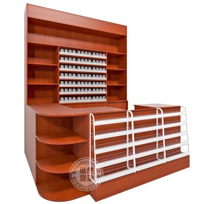 China Retailer Shops Low Price and High Quality Shop Checkout Table Design for Supermarket Checkout Counter Stainless Steel Wood for sale