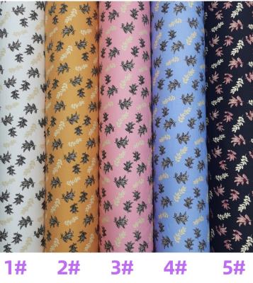 China Professional blackout supplier 150gsm rayon fabric anti-static100% with floral challis printed for sale