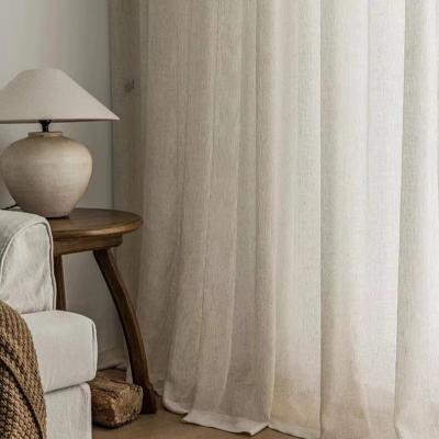 China Retro Insulated Linen Curtain in Common Mage in Living Room and Bedroom for sale