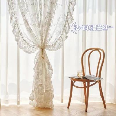 China Common Mage retro insulated lace curtain in living room and bedroom for sale