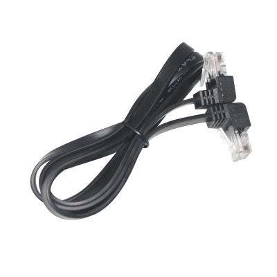 China Black Computer Cable With RJ45 Connectors Cat6 Internet Network Cable Ethernet Patch Cable KC-NT-02 for sale