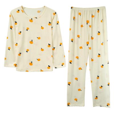 China Breathable Spring and Autumn Ladies Pajamas Thin Cartoon Style Cute Women's Pajamas for sale