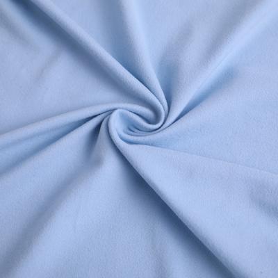 China Anti Pill Milk Silk Fabric 95% Polyester 5% Spandex Stretch Jersey Jersey Knit Milk Fiber Silk Fabric for sale