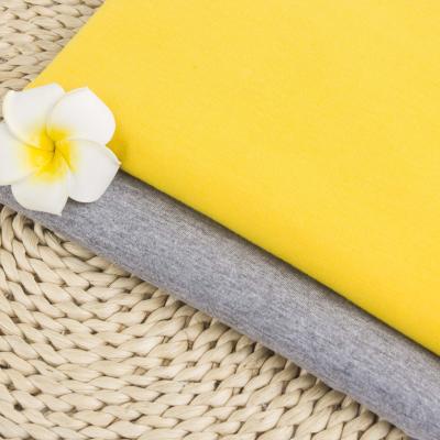 China Cotton Jersey Fabric Tear-Resistant Plain Dyed 40s 65% Polyester 35% Cotton Jersey Knit Fabric Cotton Jersey Fabric Rolls for sale