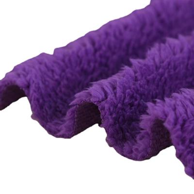 China Anti-Static Shu Velveteen Fleece Sherpa Fabric For Blanket And Knitting Fabric Shu Velveteen Plush Fabric for sale