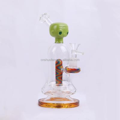 China Modern Wholesale Cheap Glass Smoking Tobacco Hookah Smoking Pipe Water Pipe For Gifts for sale