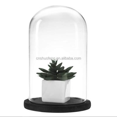 China Cheap Everywhere Glass Bell Sizes Glass Bell Different Glass Dome For Home Decoration for sale