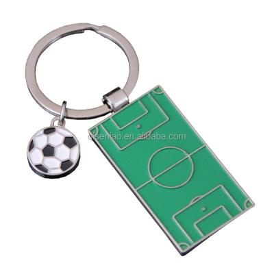 China For 2022 Custom Gift Promotion World Metal 3d Key Ring Football Soccer Cup Keychains Souvenir Keyholder for sale