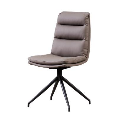 China Modular Leather Dining Chair Furniture Modern Luxury Kitchen Dining Chairs With Metal Legs for sale