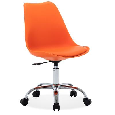 China Modular Plastic Seat PU Lift Office Chair Set With Rollers Swivel Plastic Chair With Wheel for sale