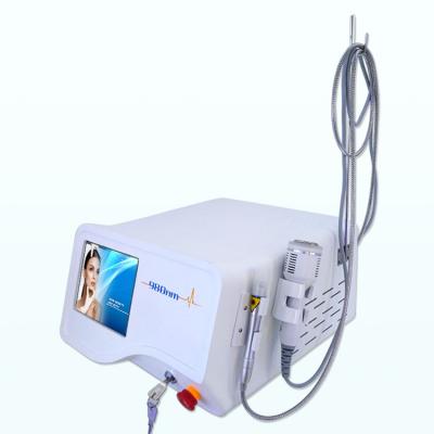 China Portable Diode 980 Nanometer Blood Vessels Removal Laser Spider Veins Removal Diode Vascular Skin Tag Removal 980 Nanometer Laser Machine for sale