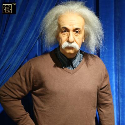 China Life Size Realistic Celebrity Einstein From Europe Wax Figures For Sale for sale