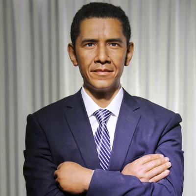 China US Customized Celebrity Obama Super Realistic Life Size Wax Figure for sale