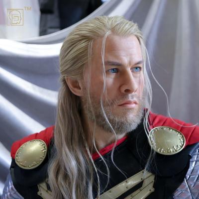 China Custom Made Marvel Realistic Thor Bust Statue Wax Figure from USA for sale