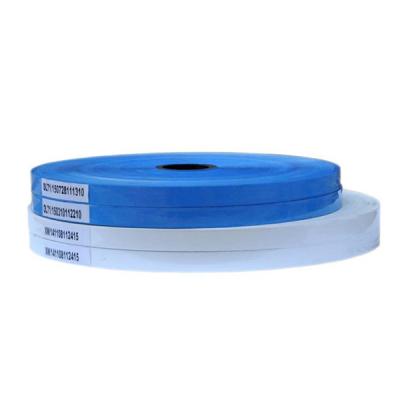 China 10mmx1000m Customized size  White Hot Stamp Ribbon for Cable marking for sale