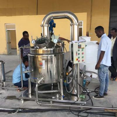 China Honey processing equipment 3 Frames manual Honey Extractor for sale