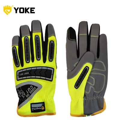 China Industrial Custom Wholesale Design Light Protection Motorcycle YOKE Construction Mechanical Gloves for sale