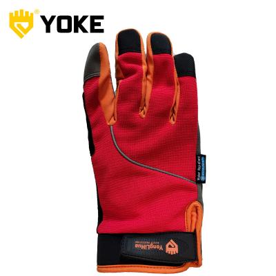 China Flexicible Safety Impact Resistant Work Anti Slip Mechanic Gloves for sale