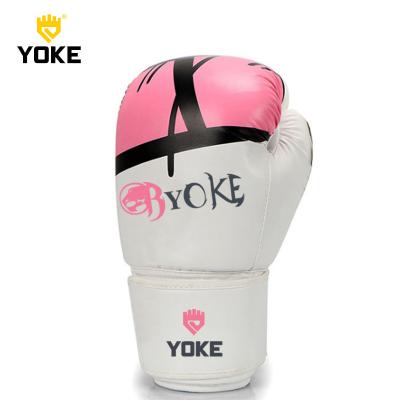 China Adults PU Leather Boxing Gloves Training Pro Odm Logo Real Leather Design Your Own OEM Custom Boxing Gloves for sale