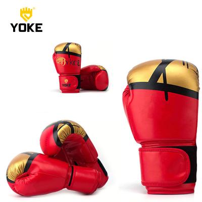 China 2019 adults splint high quality newcomer kick boxing gloves PU Muttahida Majlis-e-Amal training equipment boxing fight boxing gloves for sale