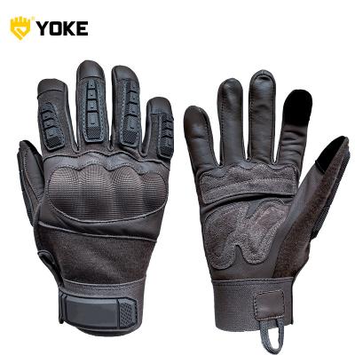 China Winter Comfortable Goatskin Gloves Motorcycle Mountain Gloves Leather Tactical Hand Gloves for sale