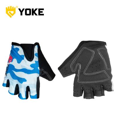 China Concise Custom Outdoor Breathable Cycling Gloves Half Finger Sport Cycling Gloves for sale