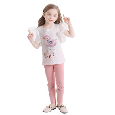 China New arrival China specializes in unicorn cotton girl pajamas manufacturing short sleeve set for sale