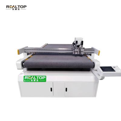 China Hotels Textiles Fabric Slitter Straight Knife Machine For Cutting Strip Of Leather for sale