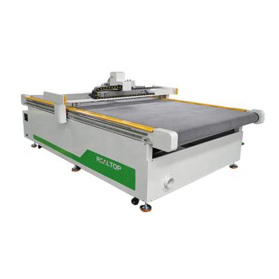 China Garment Leather Single Ply Fabric Sample Fabric Cutter Digital CNC Oscillating Knife Cutting Machine For Sale for sale