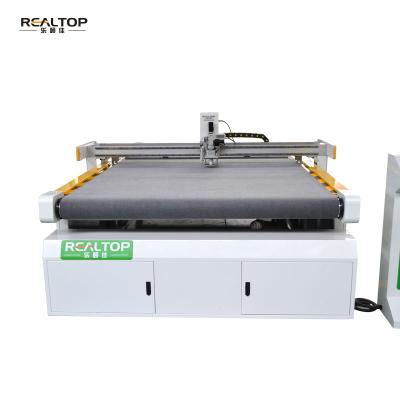 China Hot Sale Cnc Knife Leather Cutter Cnc Knife Cutting Machine Cnc Knife Cutter Cutting Table Protection Combination Oscillating Cutting for sale