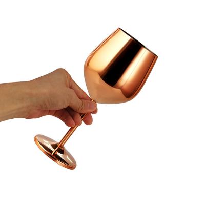 China New Viable Personalized Stainless Steel Wine Goblets Cup Mug For Restaurant And Bar for sale