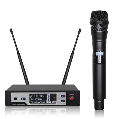 China > Professional 300m Leicozic SKM9100D 645-664Mhz Mic Wireless True Diversity Handheld Wireless System Microfono Microfone Stand Mount for sale