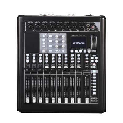 China Metal Leicozic 12 Channel Digital Mixer Studio Recording Console +48V Batidora Mezcladora De Professional Audio Mixing Sound System for sale