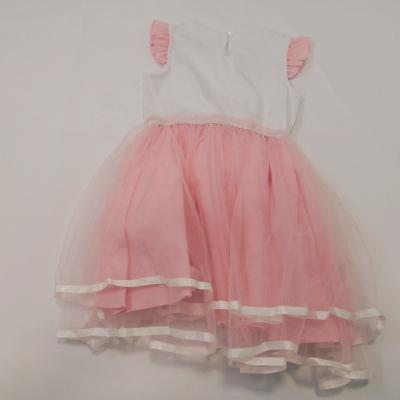 China 2021 New OEM Fresh And Comfortable Wholesale Pink Tulle Girl's Breathable Dresses for sale