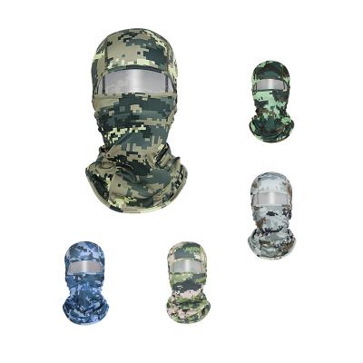 China COMMON Quick Dry Outdoor Camouflage Recycling Balaclava Unisex Ski Cap Face Mask Windproof Breathable for sale