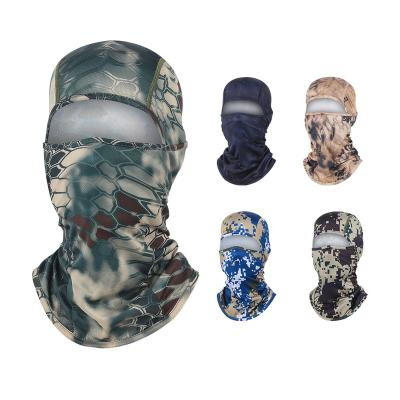 China High qualtity JOINT One Hole Full Face Cover Camouflage Printing Windproof Ski Balaclava for sale