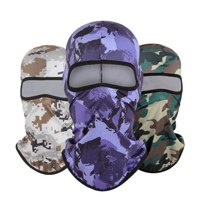 China R Balaclava Face Turban One Hole Balaclava Camouflage Turban COMMON Outdoor Cycling Riding Headgear for sale