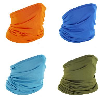 China Multifunctional Hot Selling Polyester Sports Durag Bandanas Solid Color Tube Scarves Face Breathable Bandana R for sale