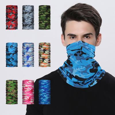 China Multifunctional Motorcycle Bike Multifunctional Neck Warmers Face Scarf Cover Camouflage Printing Magic Tube Bandanas for sale