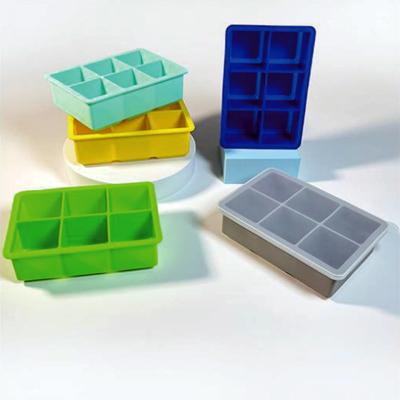 Cina Silicone Ice Cube Tray Easy Release Silicone and Flexible Ice Trays Silcone press mould in vendita