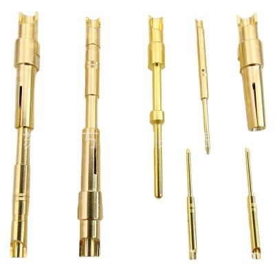 중국 Customized Part Spring Loaded Electrical Contact Pin/Plunger Barrel /Brass Gold Pogo Pin 판매용