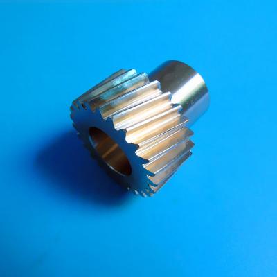 China Precision CNC Machining SUS304 Twisted Metal Gear Solid 5 Nut for Copper and Stainless Steel Te koop